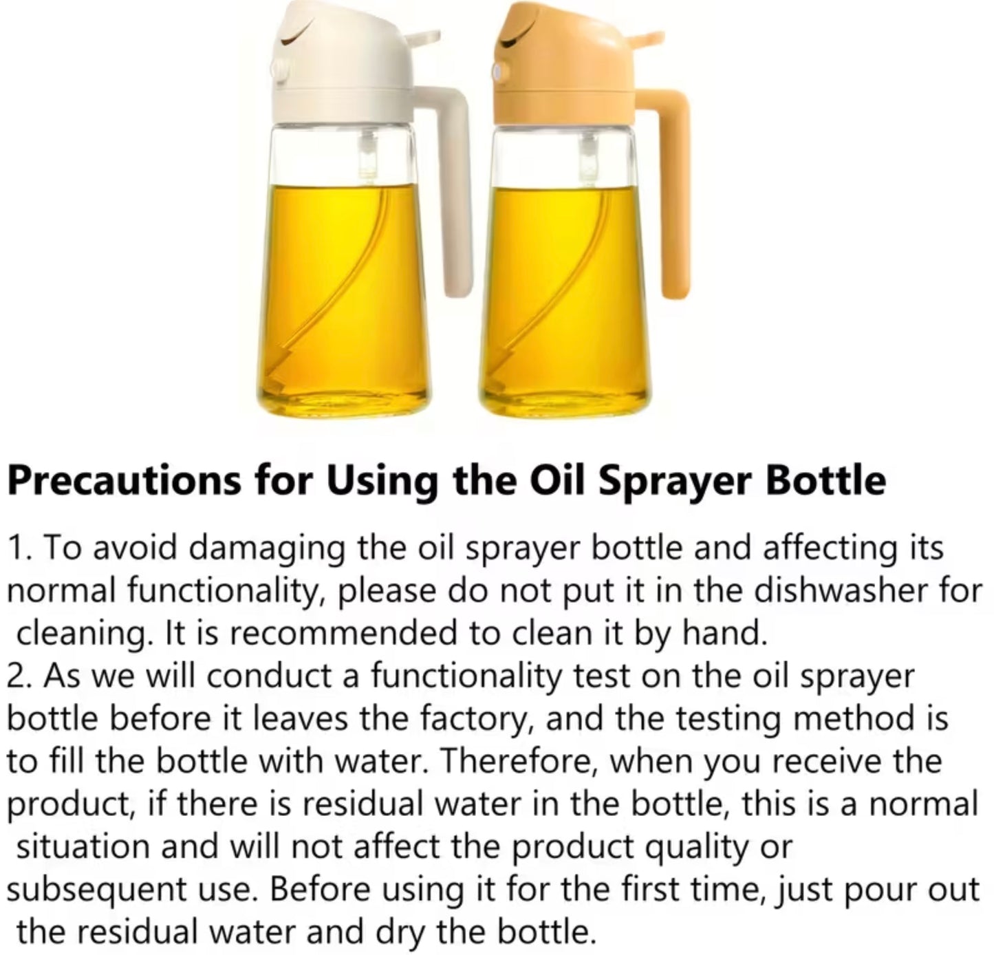 2-in-1 Portable Oil Sprayer and Dispenser