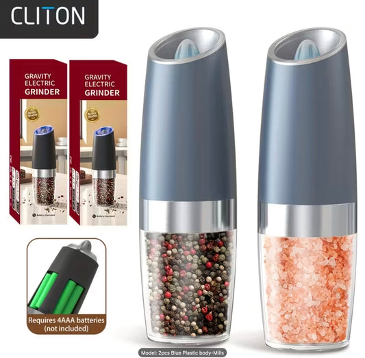 Electric Salt and Pepper Grinder Set (2 PCS)